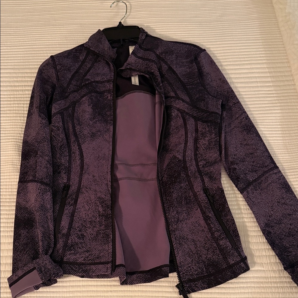 lululemon athletica Purple Patterned Full-Zip Jacket